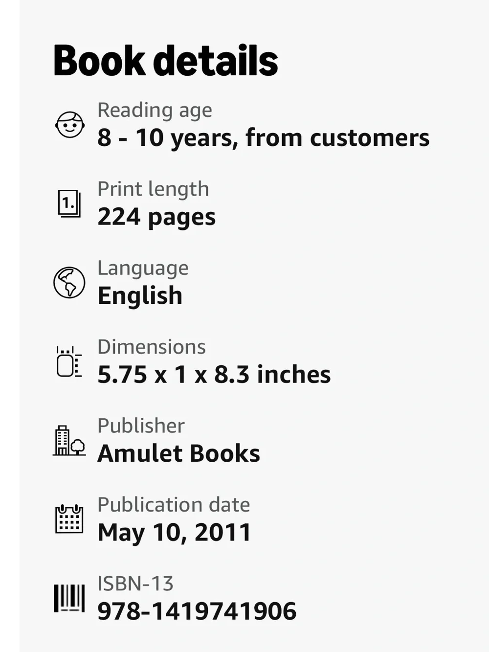 Amulet Books see pics